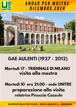 Gae Aulenti - Visita alla mostra di Milano