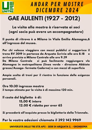 Gae Aulenti - Visita alla mostra di Milano